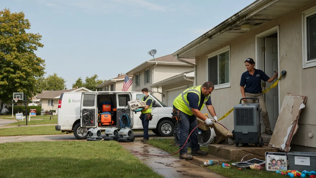 Water Damage Restoration in Blanchardville, WI near me